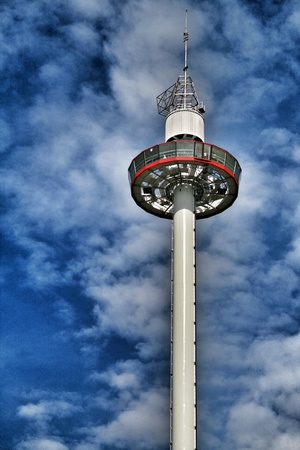 Menara Taming Sari is a tower with a rotating observation deck in Malacca, Malaysiaのeditorial素材
