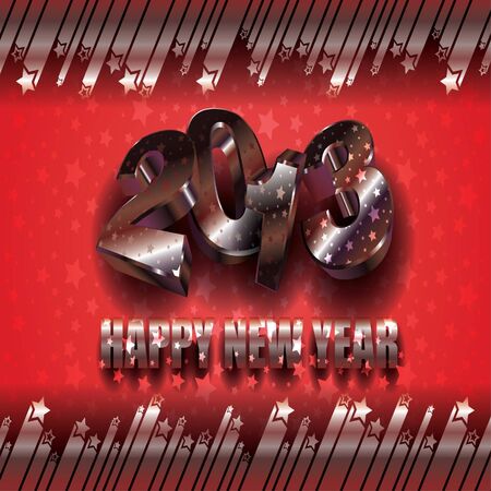 Red New Year banner