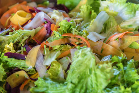 fresh mixed saladの写真素材