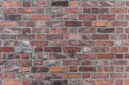 red brick wall stone texture backgroundの写真素材