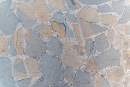close-up shot of natural stone wall background texture