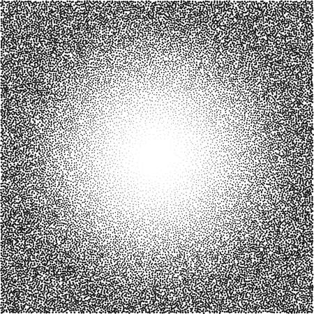 circular dot or stipple gradient background light to dark, vector illustrationのイラスト素材