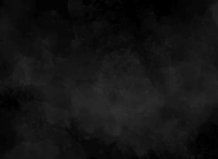 abstract grey smoke texture on black background, vector illustrationのイラスト素材