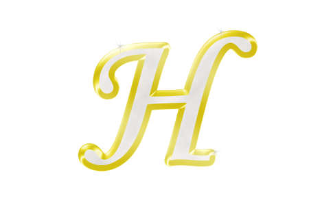 Letter Hの写真素材