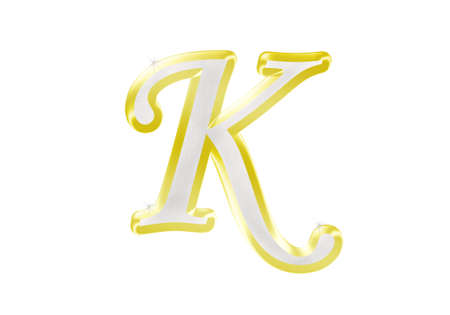 Letter Kの写真素材