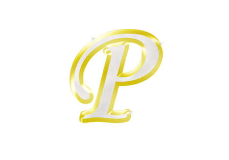 Letter Pの写真素材