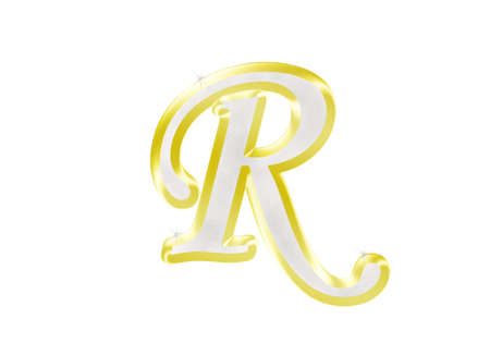 Letter Rの写真素材
