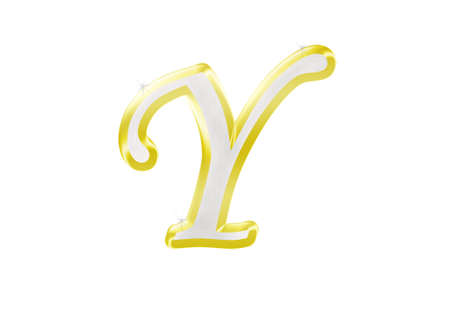 Letter Yの写真素材