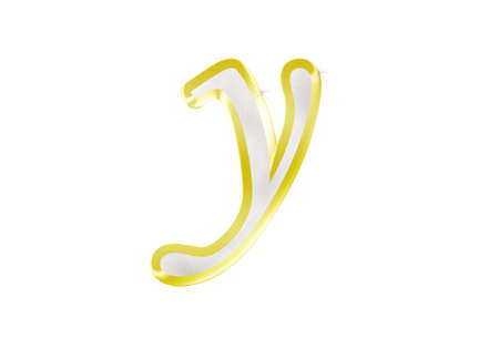 Letter Yの写真素材