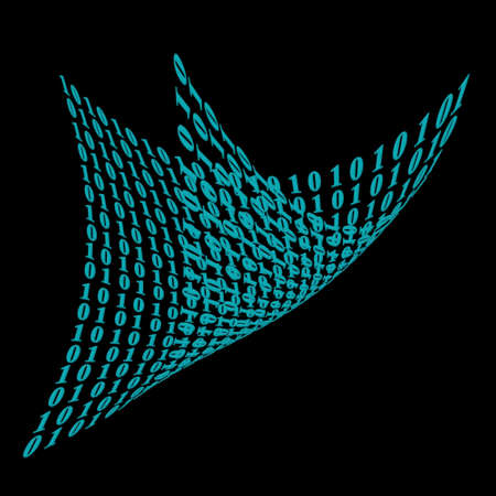 Binary Background の写真素材
