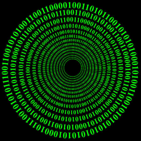 Binary Backgroundの写真素材