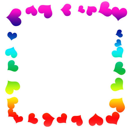 Valentine s frame の写真素材