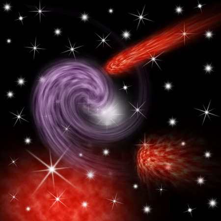 Galaxy backgroundの写真素材