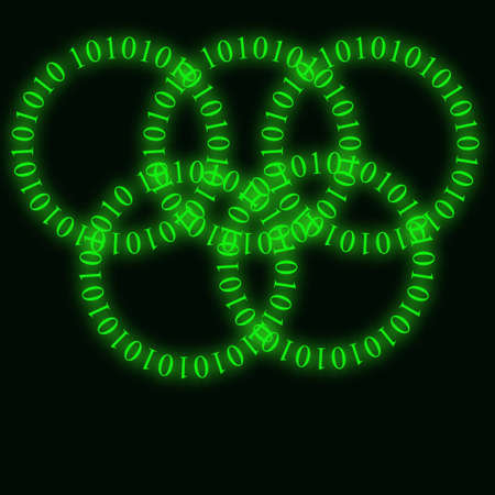 Binary codeの写真素材