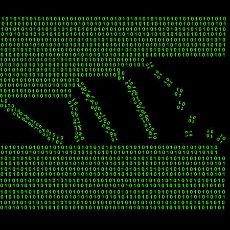 Binary codeの写真素材