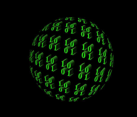 binary codeの写真素材