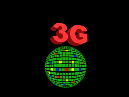3G symbolの写真素材