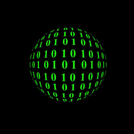 Binary sphereの写真素材