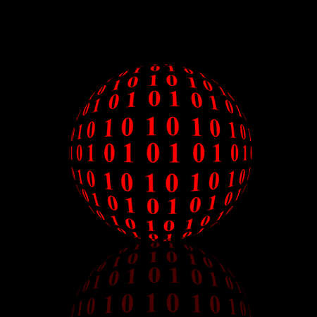 Computer sphereの写真素材