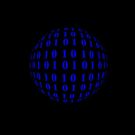 Computer sphereの写真素材