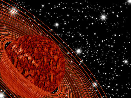 saturnの写真素材