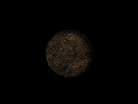 Planet in spaceの写真素材