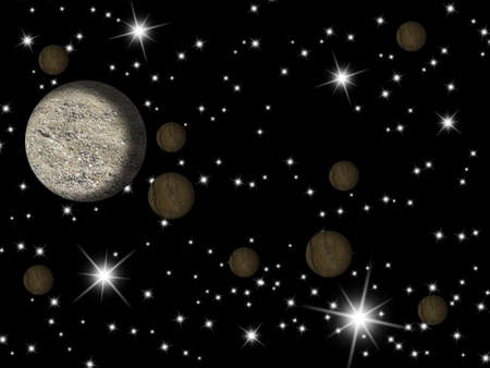 Galaxy planetの写真素材