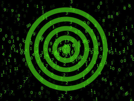 Numer backgroundの写真素材