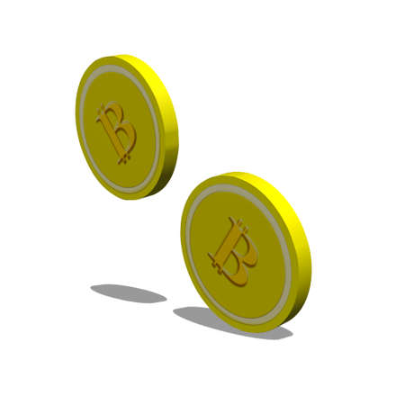 Bitcoinの写真素材