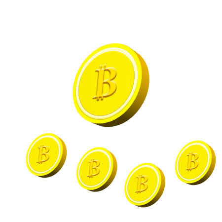 Bitcoinの写真素材