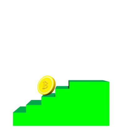 Bitcoinの写真素材