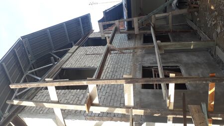 house under constructionの写真素材