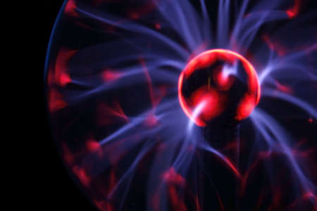 Electric Plasma Sphereの写真素材