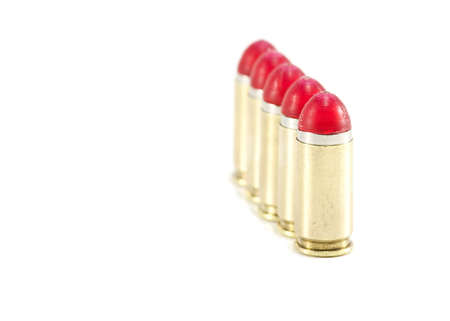 9mm Shock rounds / bullets lined up