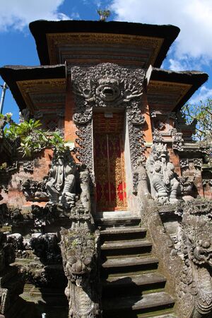 Balinese Temple Entryの写真素材