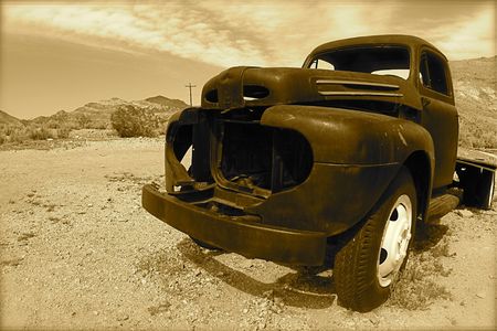 Old Pick-Up Truckの写真素材