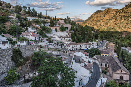 View over Sacromonto, Granada, Spainの写真素材