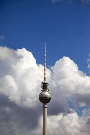 The TV Tower in Berlin.  It is the second tallest construction in Europe.