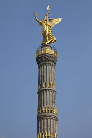 The Victory Column in Berlinの写真素材