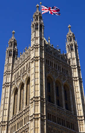 The Victoria Tower of the Houses of Parliament