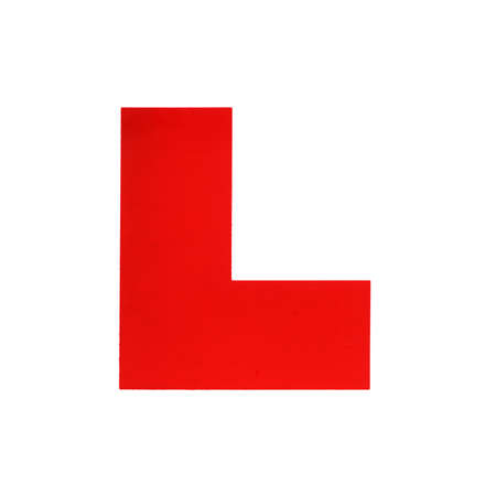 L Plate for a Learner Driver