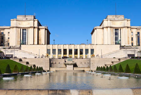 The Trocadero in Paris, France.のeditorial素材