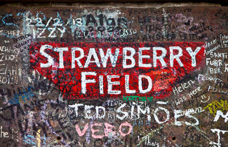 The sign for Strawberry Field in Liverpool   Strawberry Field was immortalised in a song by The...