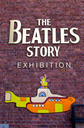 The Beatles Story Exhibition in Liverpoolのeditorial素材