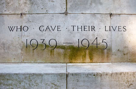 A Memorial commemorating those who gave their lives during the Second World War.のeditorial素材