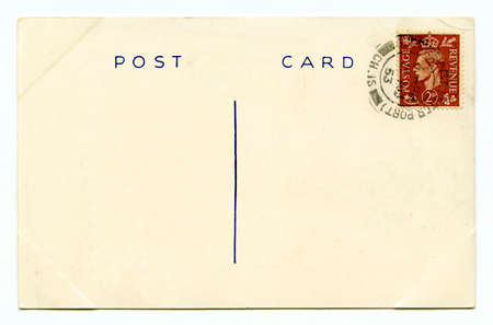 A vintage postcard over a plain white background.
