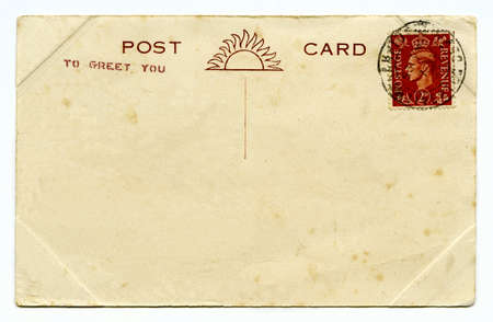 A vintage postcard over a plain white background.