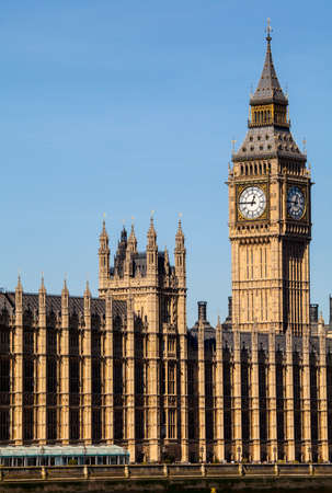 The Houses of Parliament in the City of Westminster, London.のeditorial素材