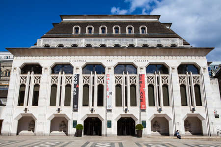 The Guildhall Art Gallery in London.のeditorial素材