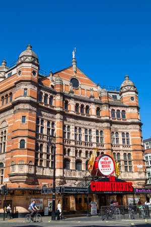 LONDON, UK - JUNE 30TH 2015: The Palace Theatre in the West End of London on 30th June 2015.  It has been the location of many shows and is currently the location of The Commitments Musical.のeditorial素材